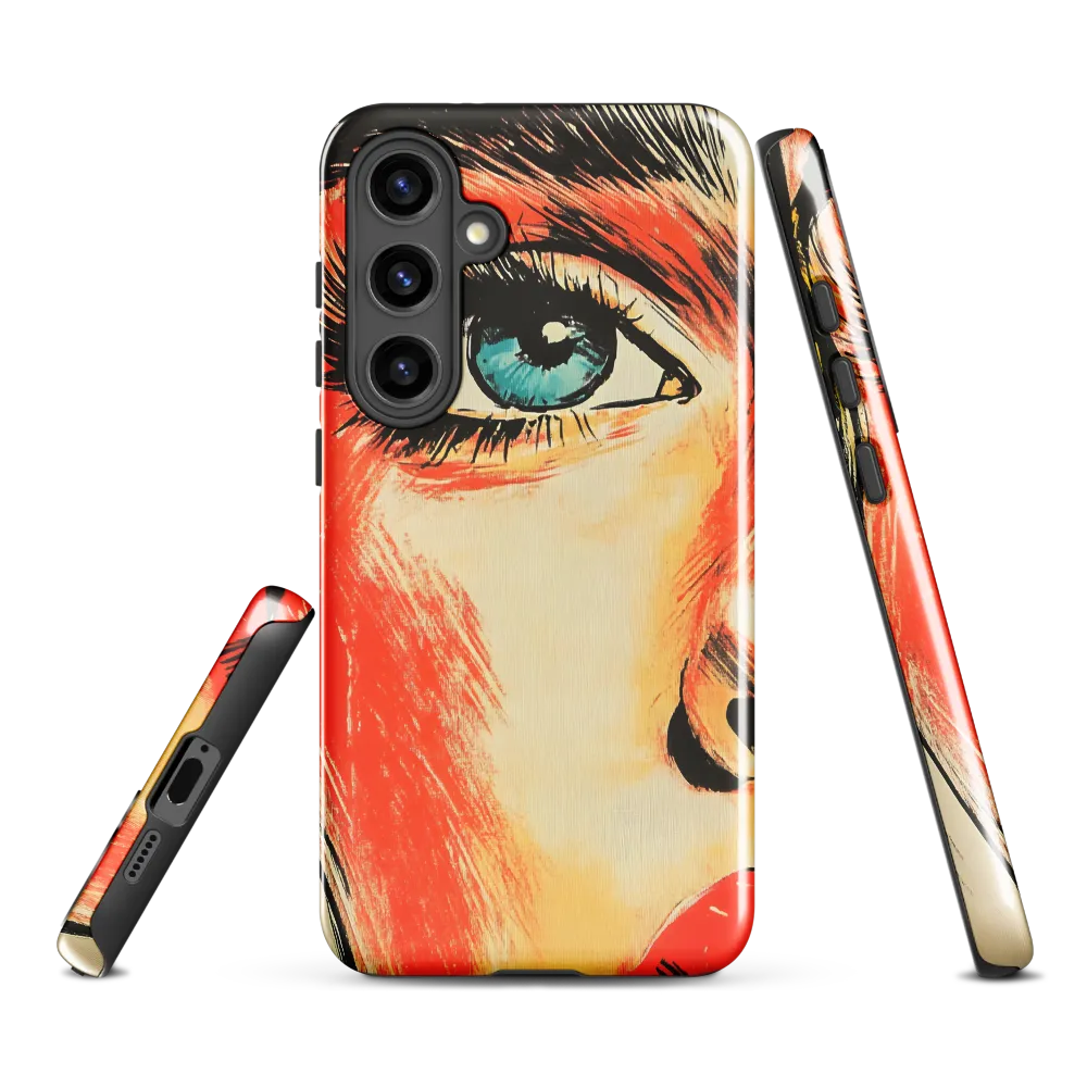 Intense Gaze: A Pop Art Portrait