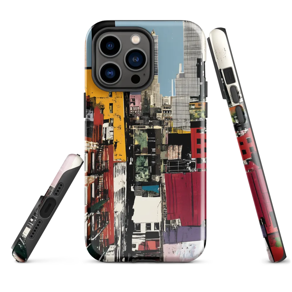 Urban Collage: A Vivid Cityscape