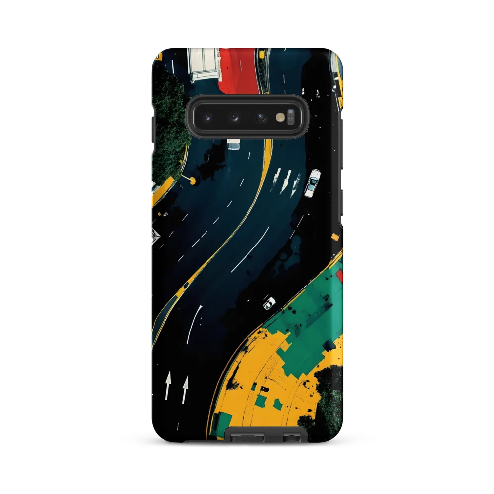 Urban Flow: Aerial Insights | Phone Case |  S10 Plus | Tough Case | Matte