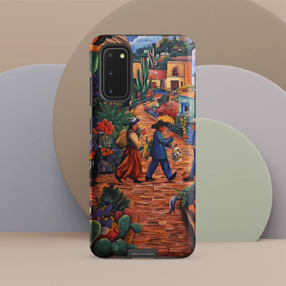 A Mosaic Journey Through Colorful Landscapes