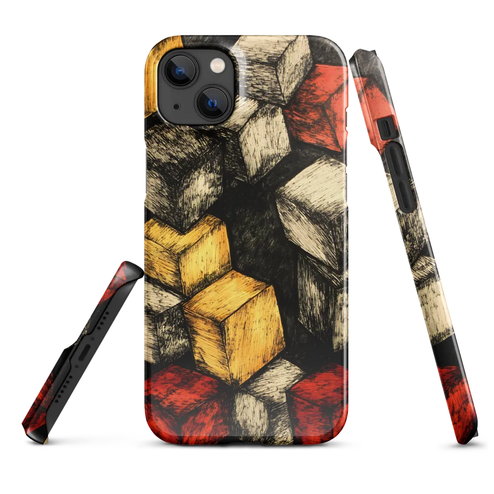 Dynamic Cubes: An Exploration in Color and Form | Phone Case |  14 Plus | Snap Case | Glossy