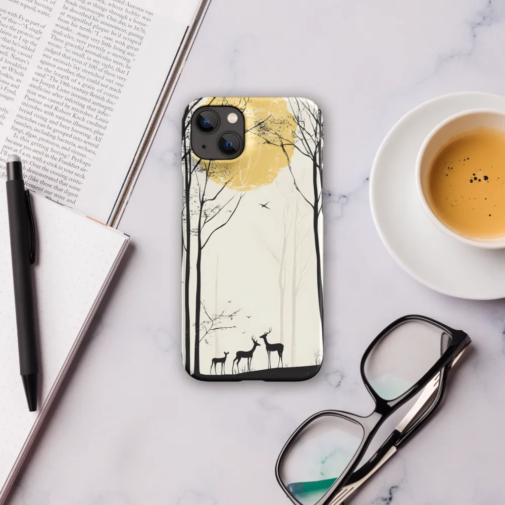 Silhouetted Serenity | Phone Case |  14 Plus | Snap Case | Matte