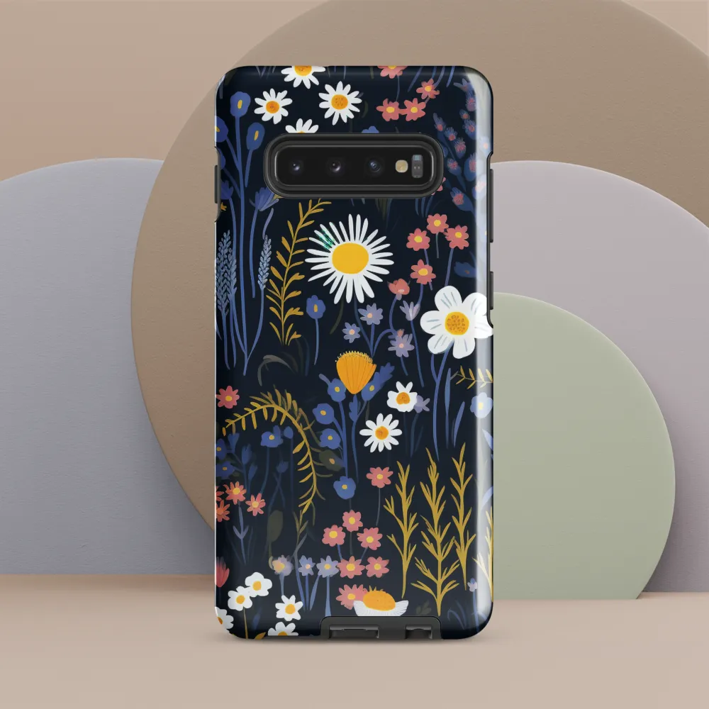 Botanical Harmony: A Floral Symphony | Phone Case |  S10 Plus | Tough Case | Glossy