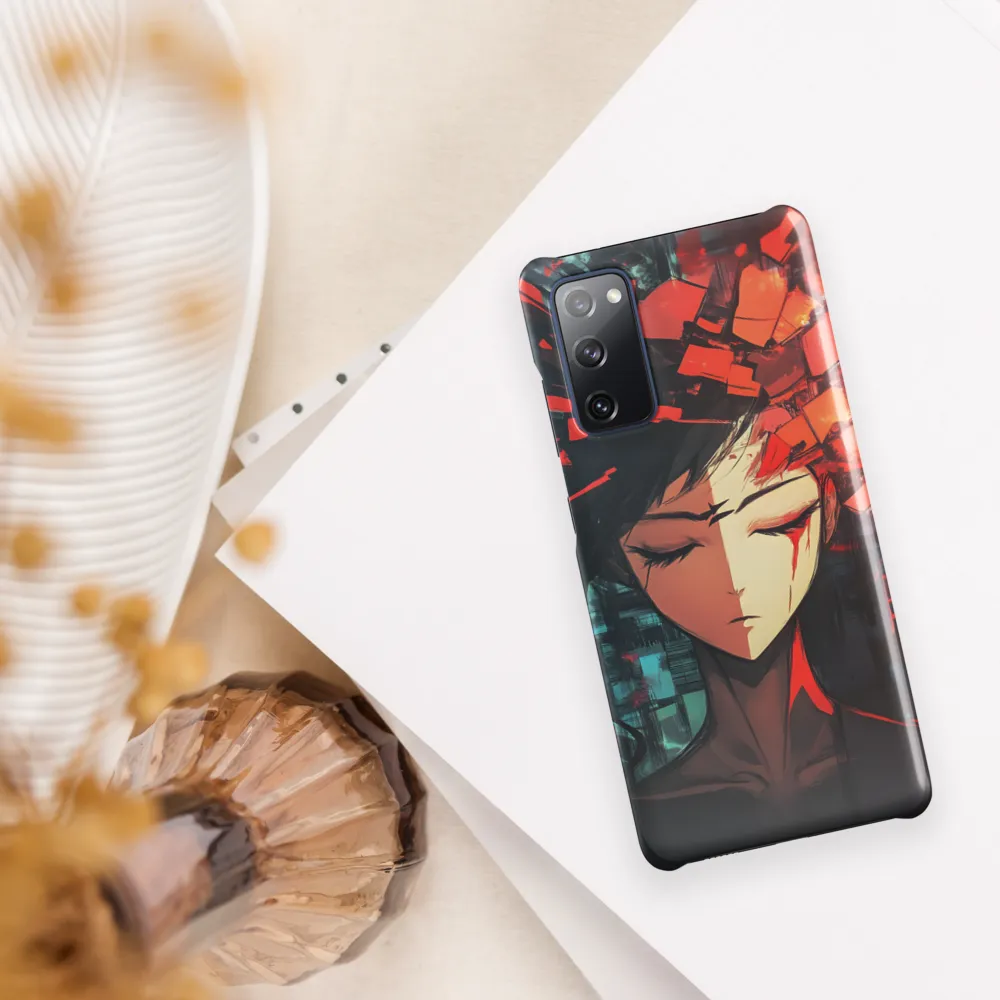 Fragmented Mind: The Silent Struggle | Phone Case |  S20 FE | Snap Case | Glossy