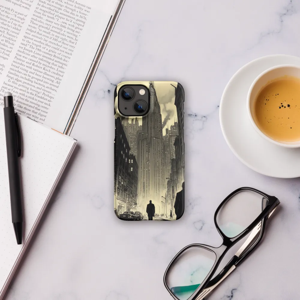 Echoes of the City | Phone Case |  13 Mini | Snap Case | Matte