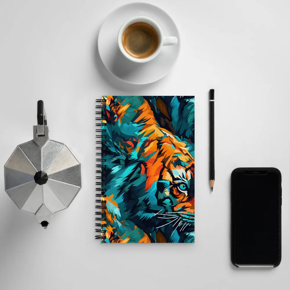 Dynamic Essence of the Tiger | Spiral Notebook