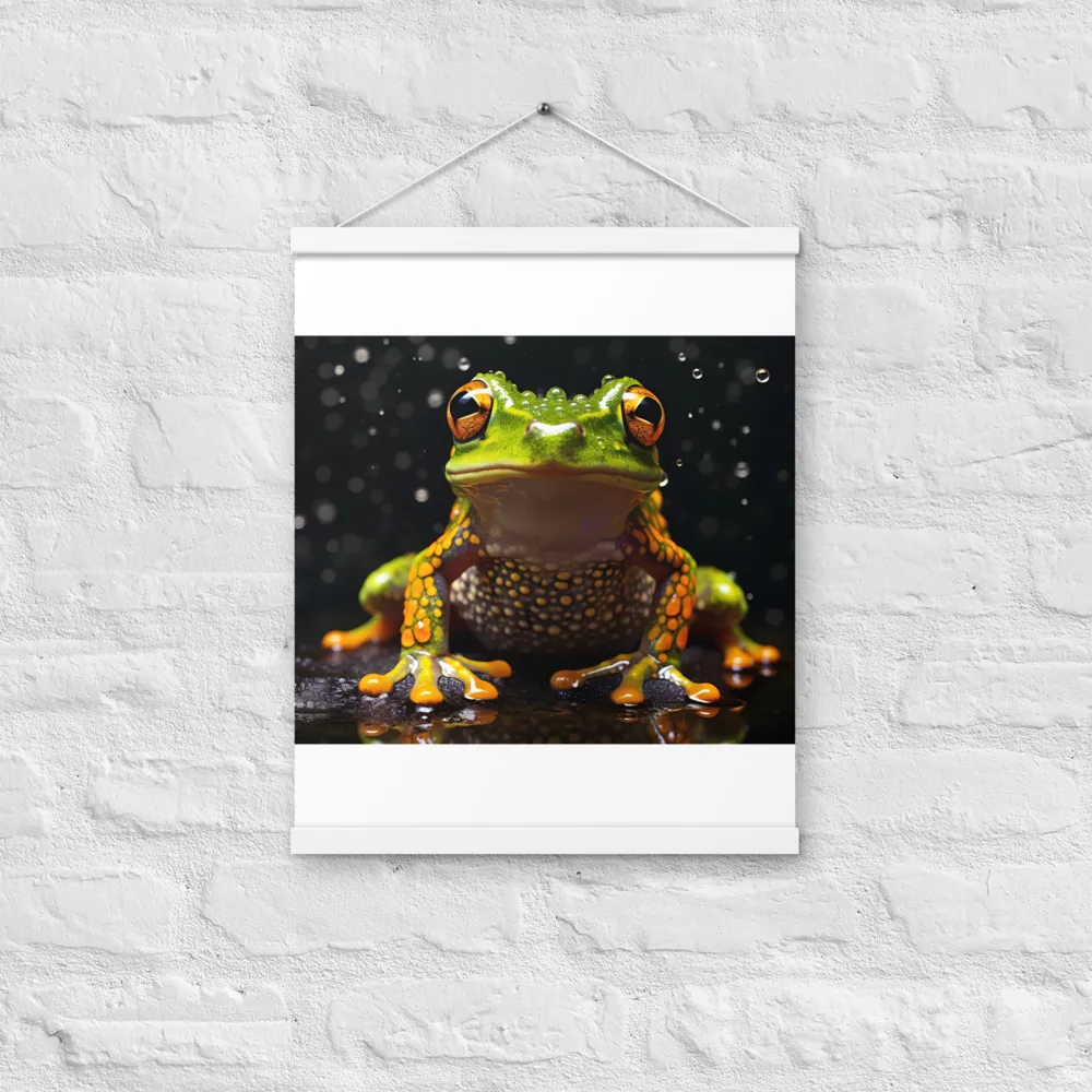 Emerald Elegance: The Frog in Focus