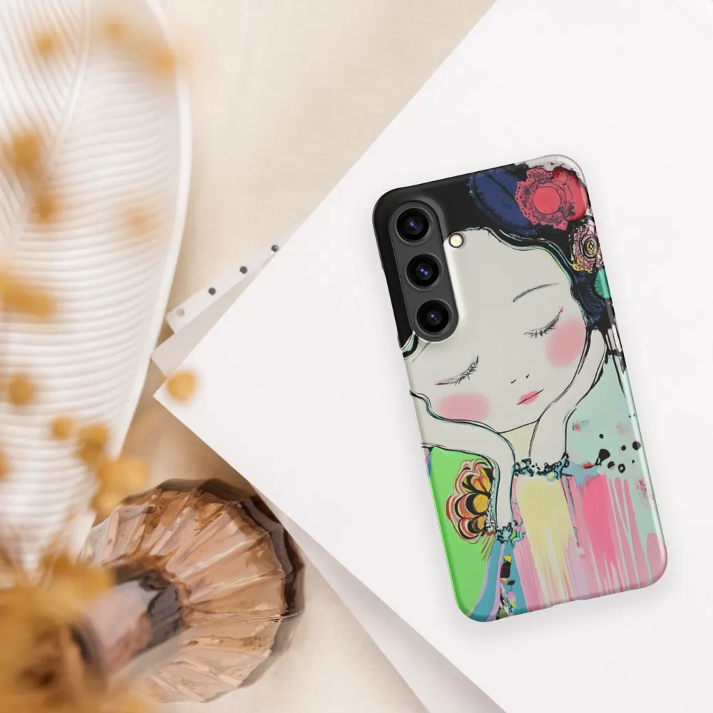 Whispers of Contemplation | Phone Case |  S24 Plus | Snap Case | Matte