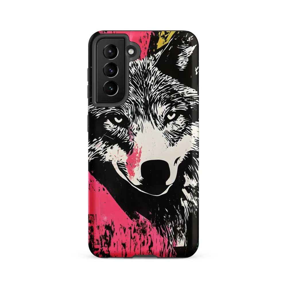 Intense Gaze of the Wolf
