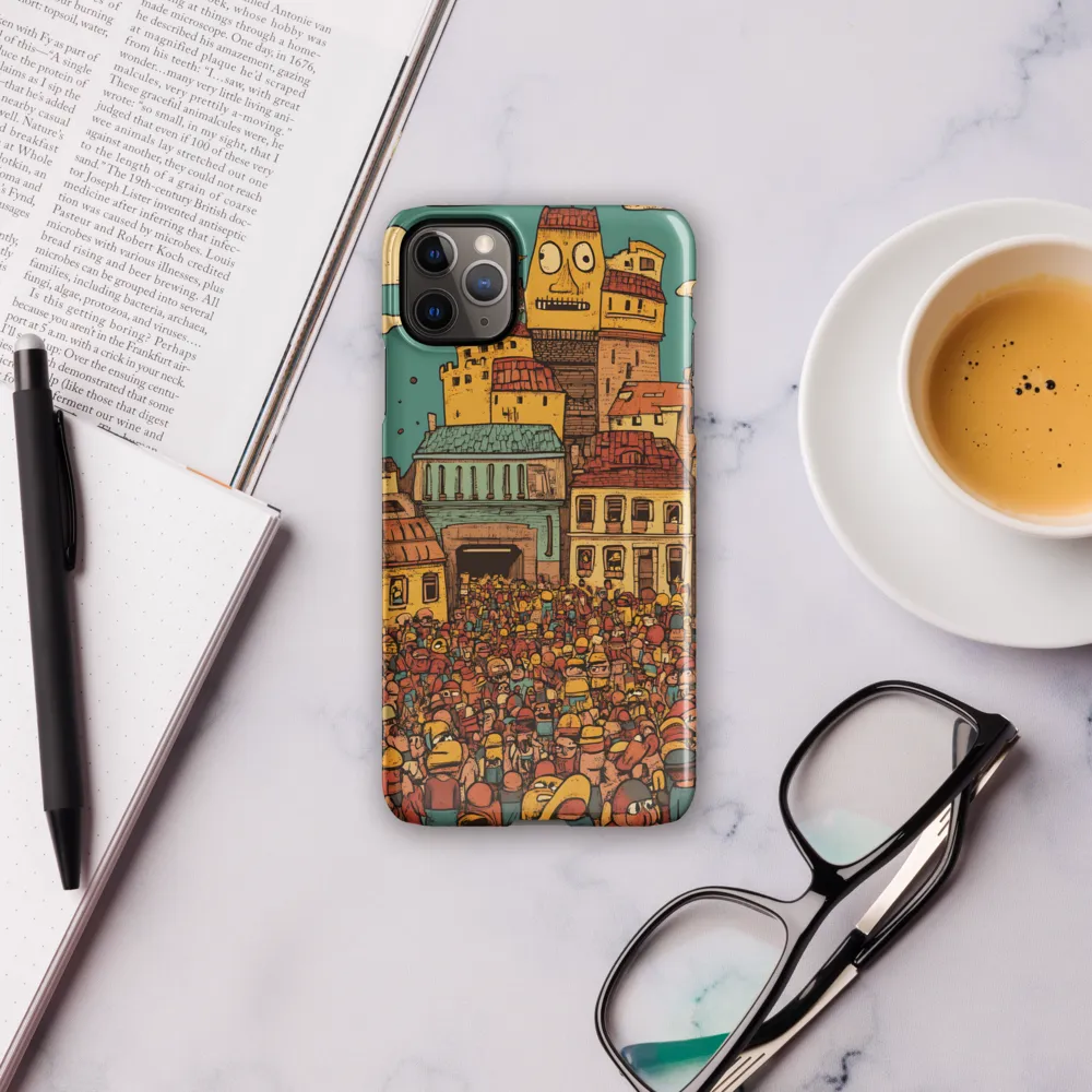 The Quirky City Gathering | Phone Case |  11 Pro Max | Snap Case | Glossy