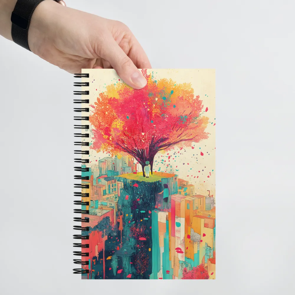 Whispers of Urban Dreams | Spiral Notebook