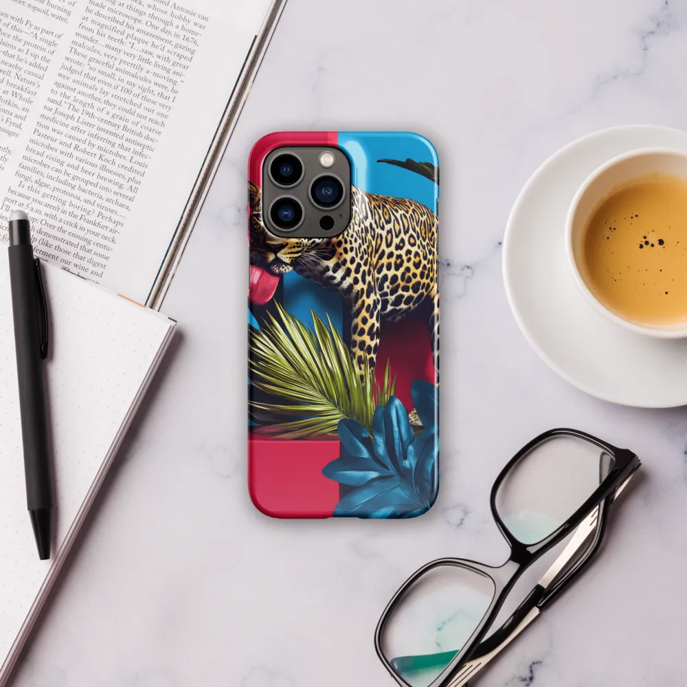 Playful Leopard in Vibrant Paradise