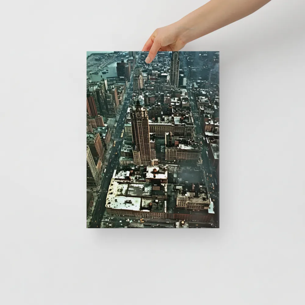 Aerial Symphony of Urban Life | Canvas | 12″×16″