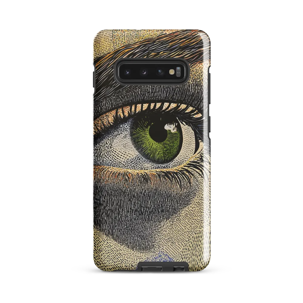 Intrigue in Green | Phone Case |  S10 Plus | Tough Case | Glossy