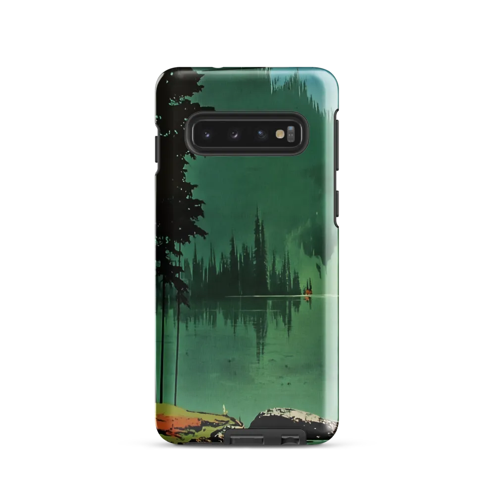 Serenity Reflected: A Tranquil Lake Scene