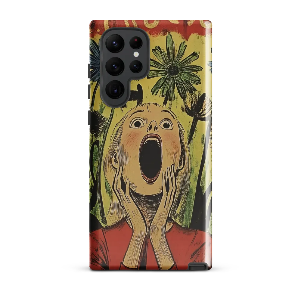 The Echo of Panic | Phone Case |  S22 Ultra | Tough Case | Glossy