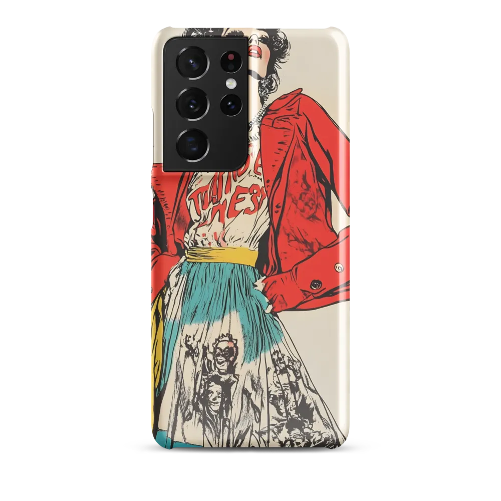 Vibrant Elegance: A Pop Art Fashion Statement