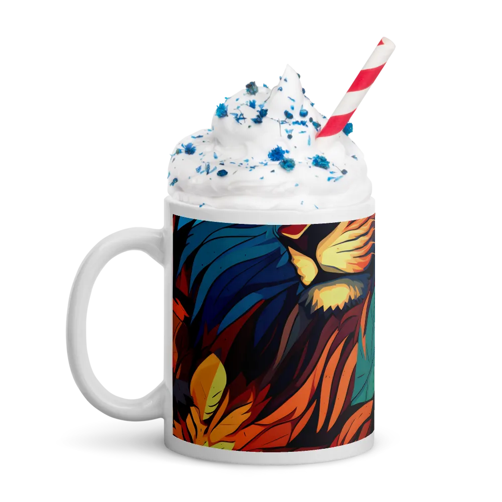 Harmony of Strength: The Lion and Nature | Mugs | Multiple Sizes & Colors