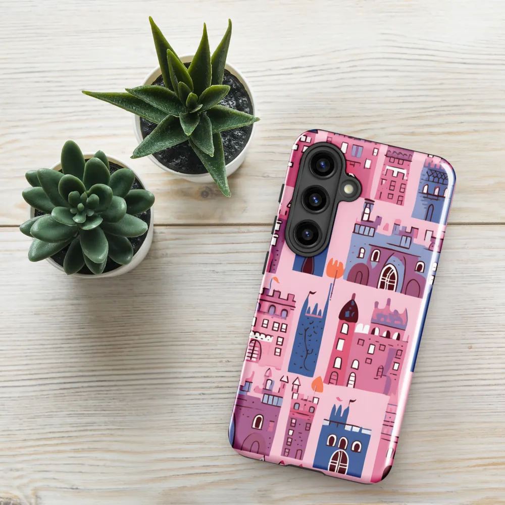 Whimsical Castles: A Playful Tapestry | Phone Case |  S24 | Tough Case | Glossy