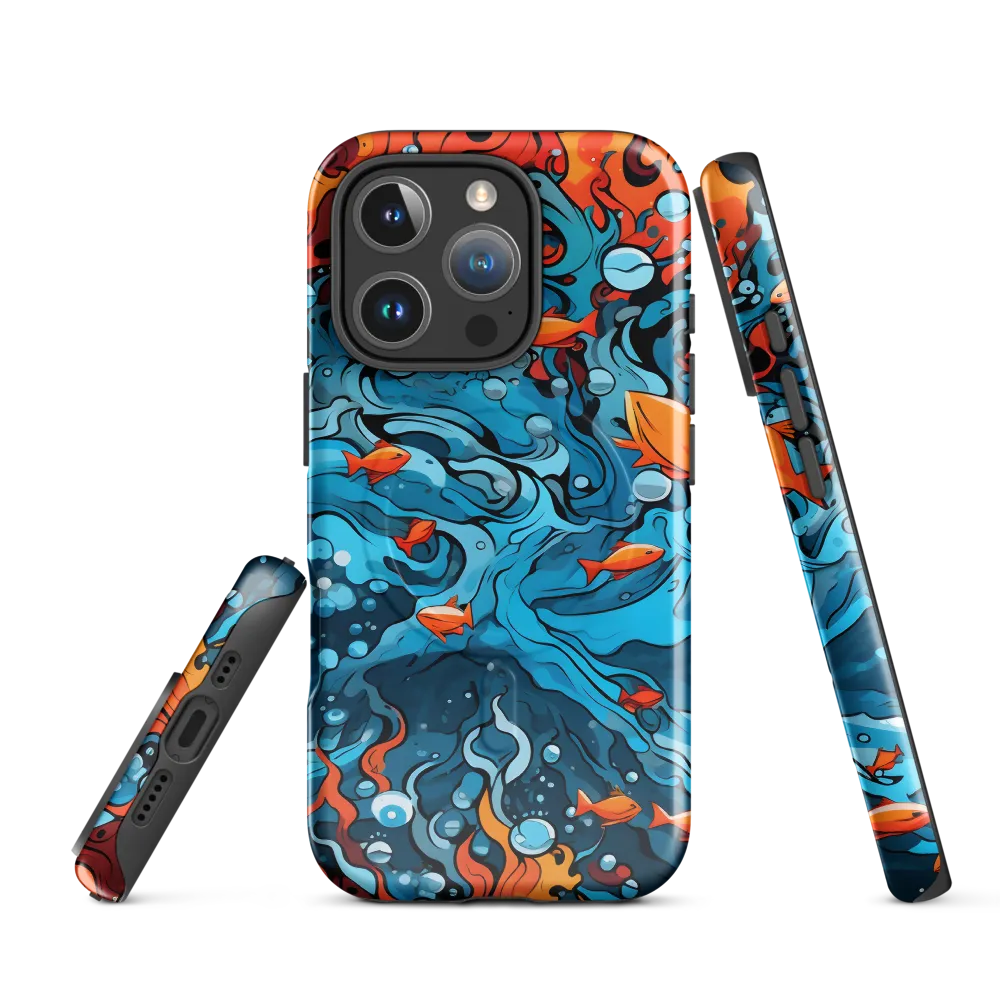 Fluid Harmony: Ocean and Flames