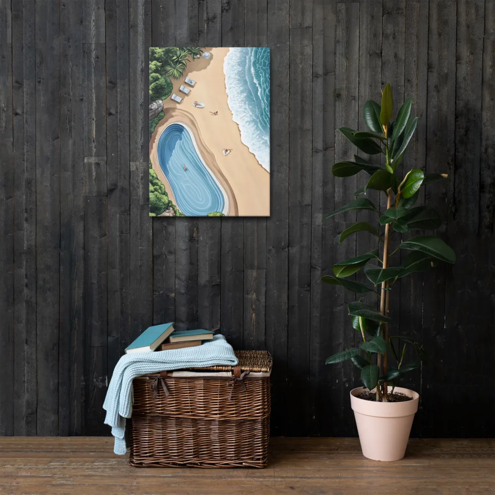 Serenity by the Shore | Thin Canvas | 20″×28″