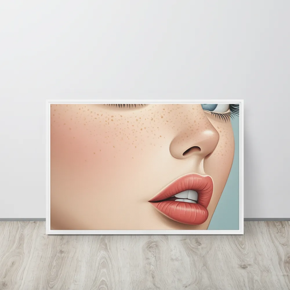 Intriguing Elegance | Canvas with White Frame | 20″×30″