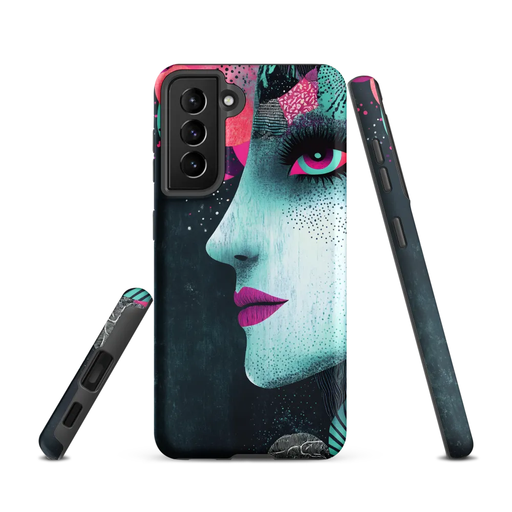 Mystical Beauty in Blue and Pink | Phone Case |  S21 | Tough Case | Matte