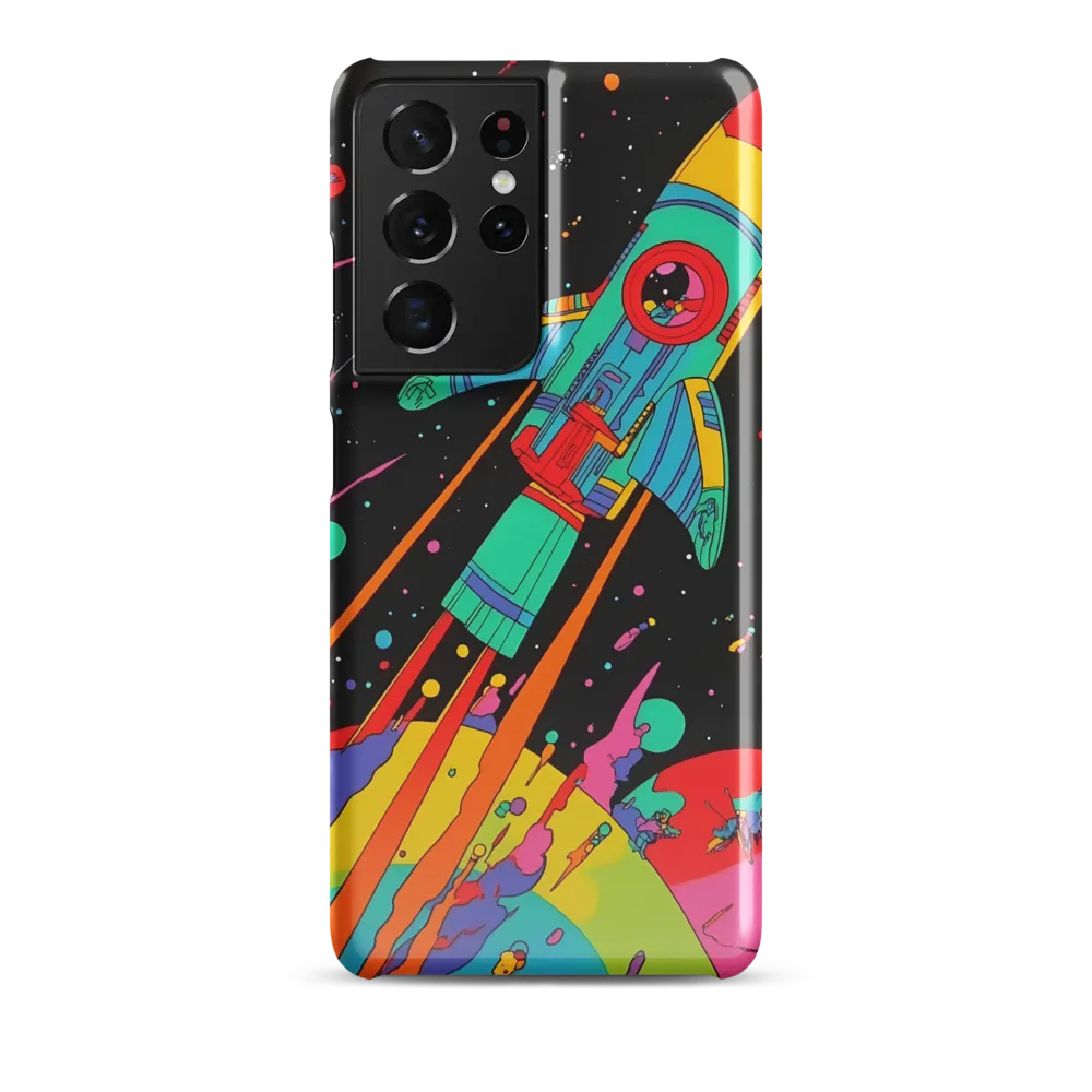 Cosmic Voyage: The Neon Lift-Off