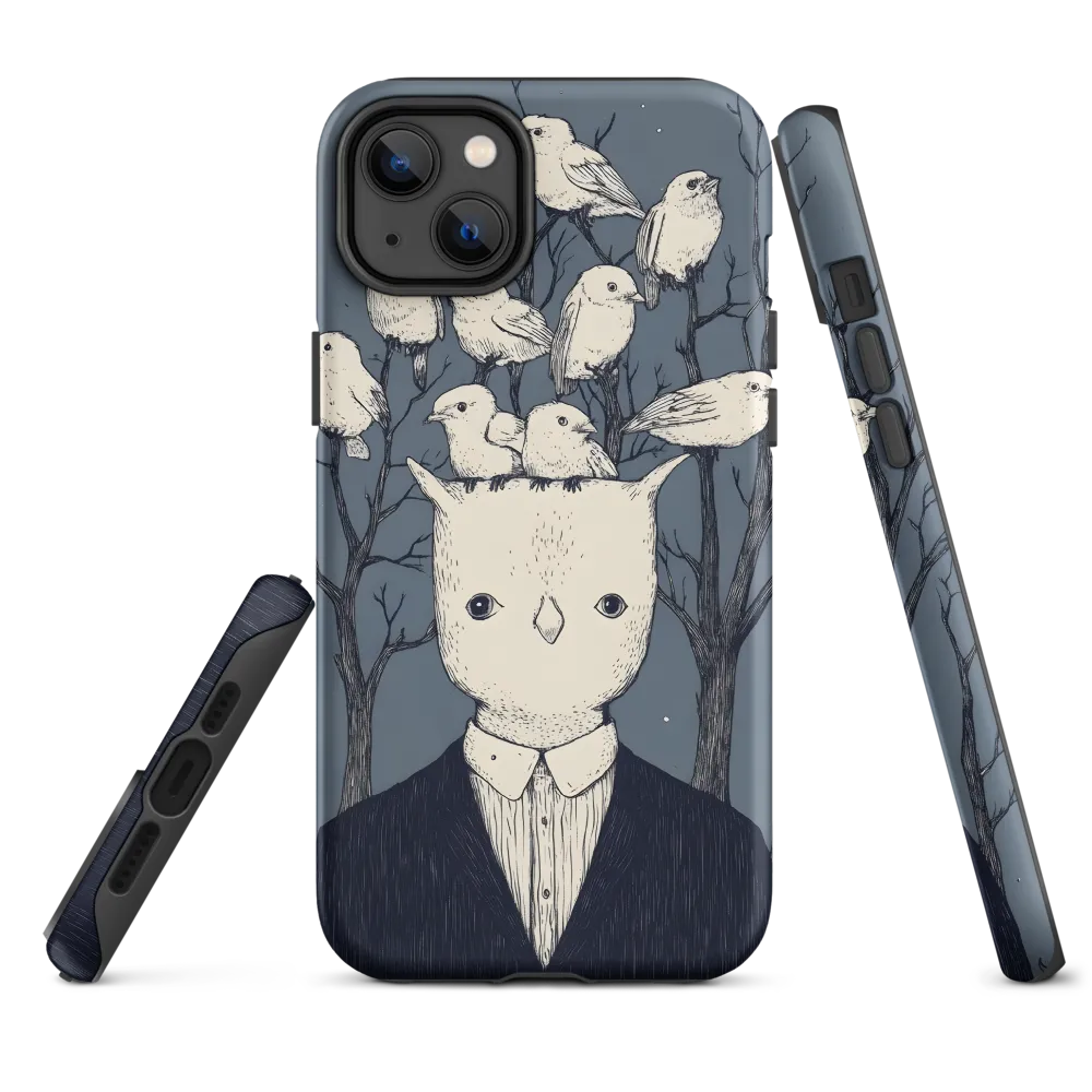 Whispers of the Avian Mind | Phone Case |  14 Plus | Tough Case | Matte