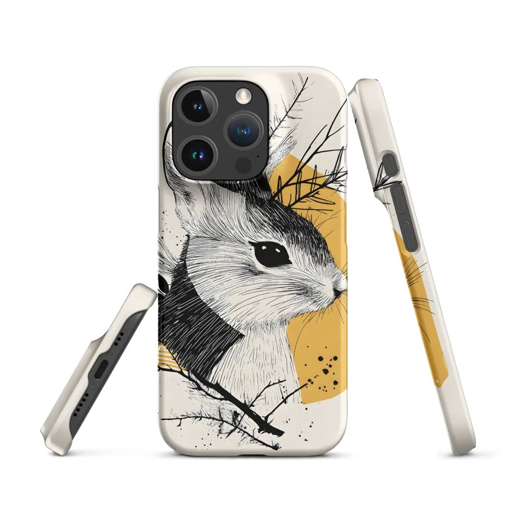Ethereal Rabbit: A Study in Line Art