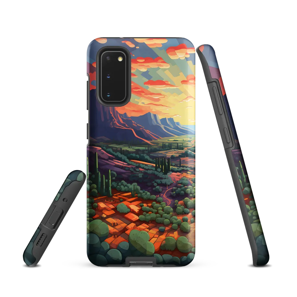 Desert Serenity at Dusk | Phone Case |  S20 | Tough Case | Matte