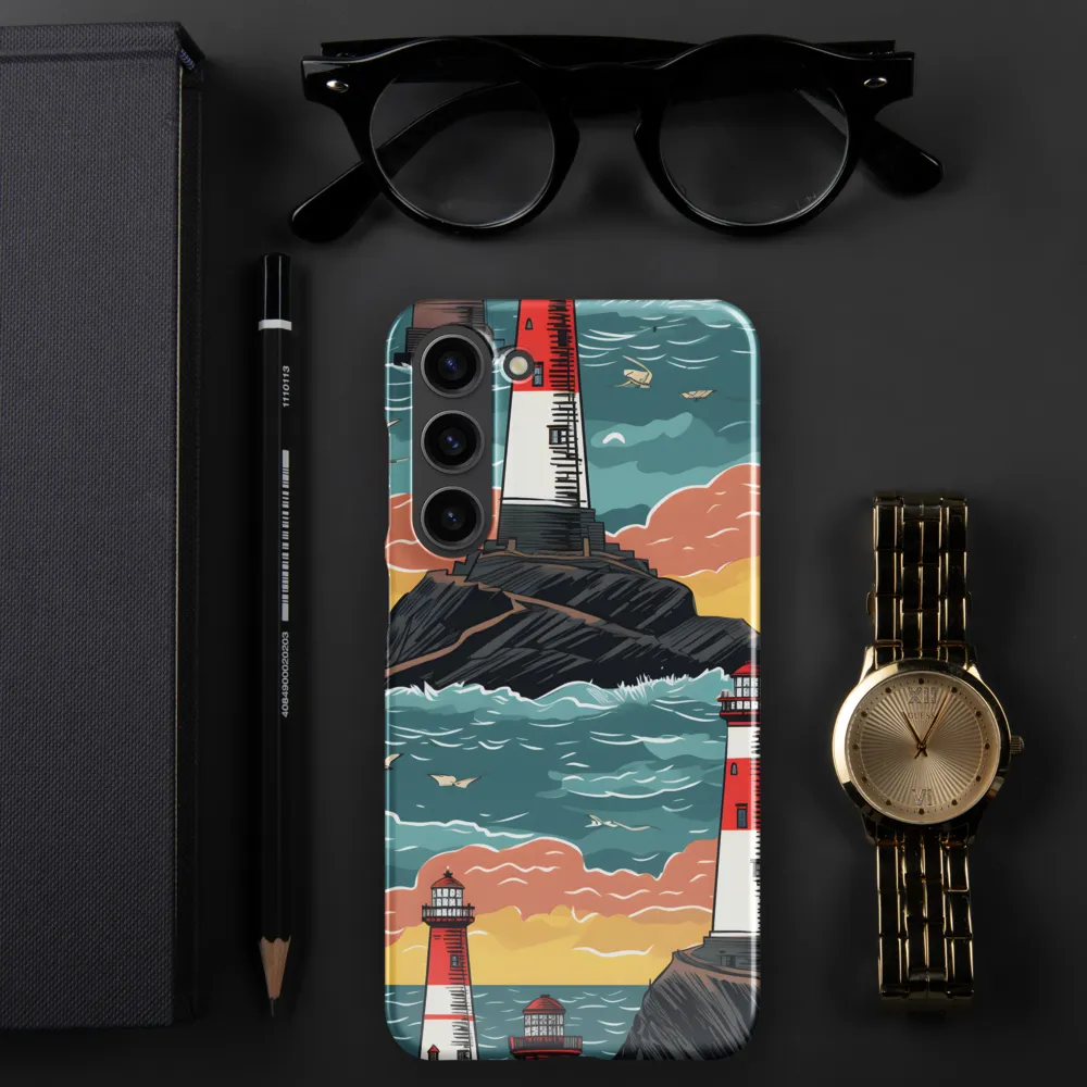 Lighthouses in a Whimsical Ocean