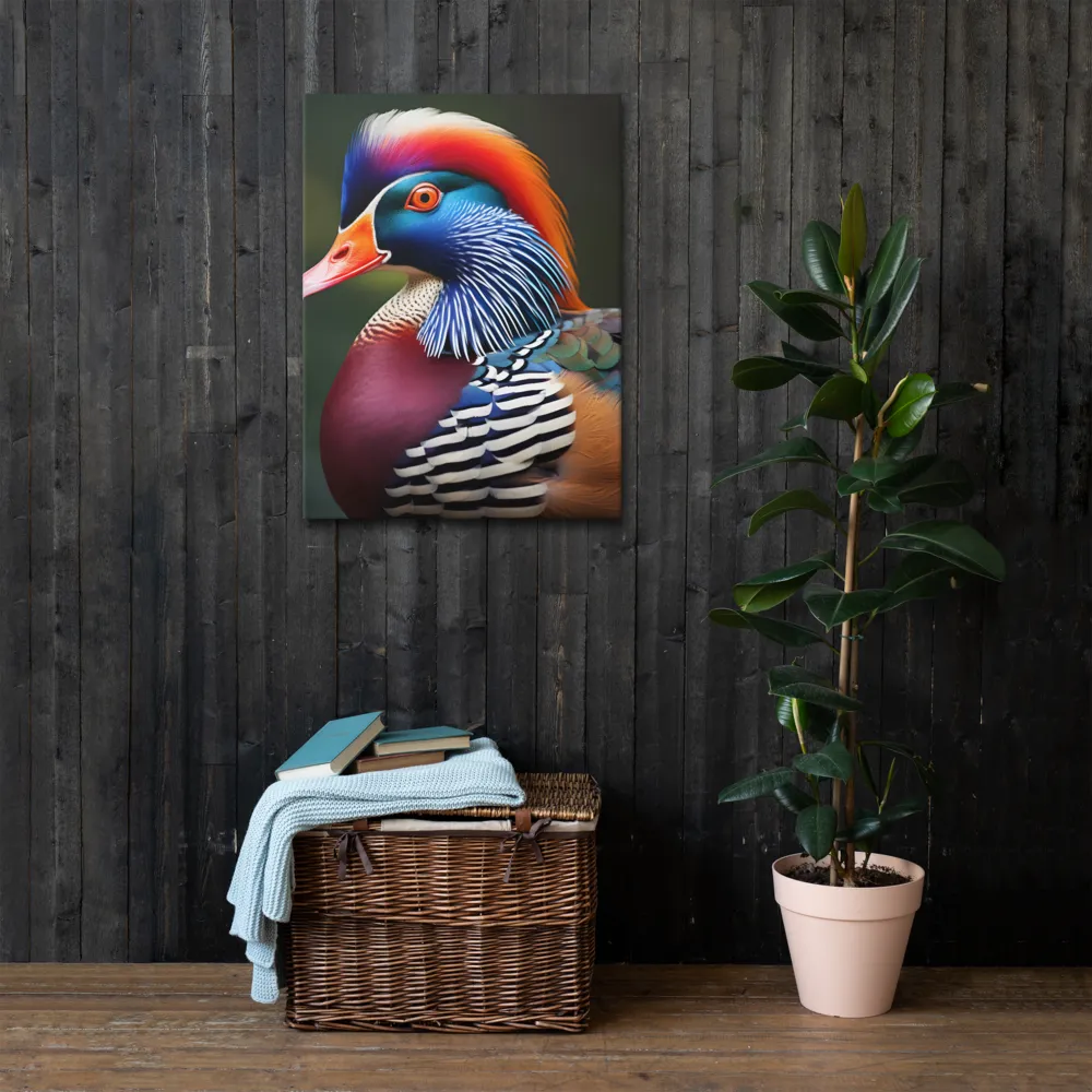 The Majestic Mandarin | Thin Canvas | 24″×32″