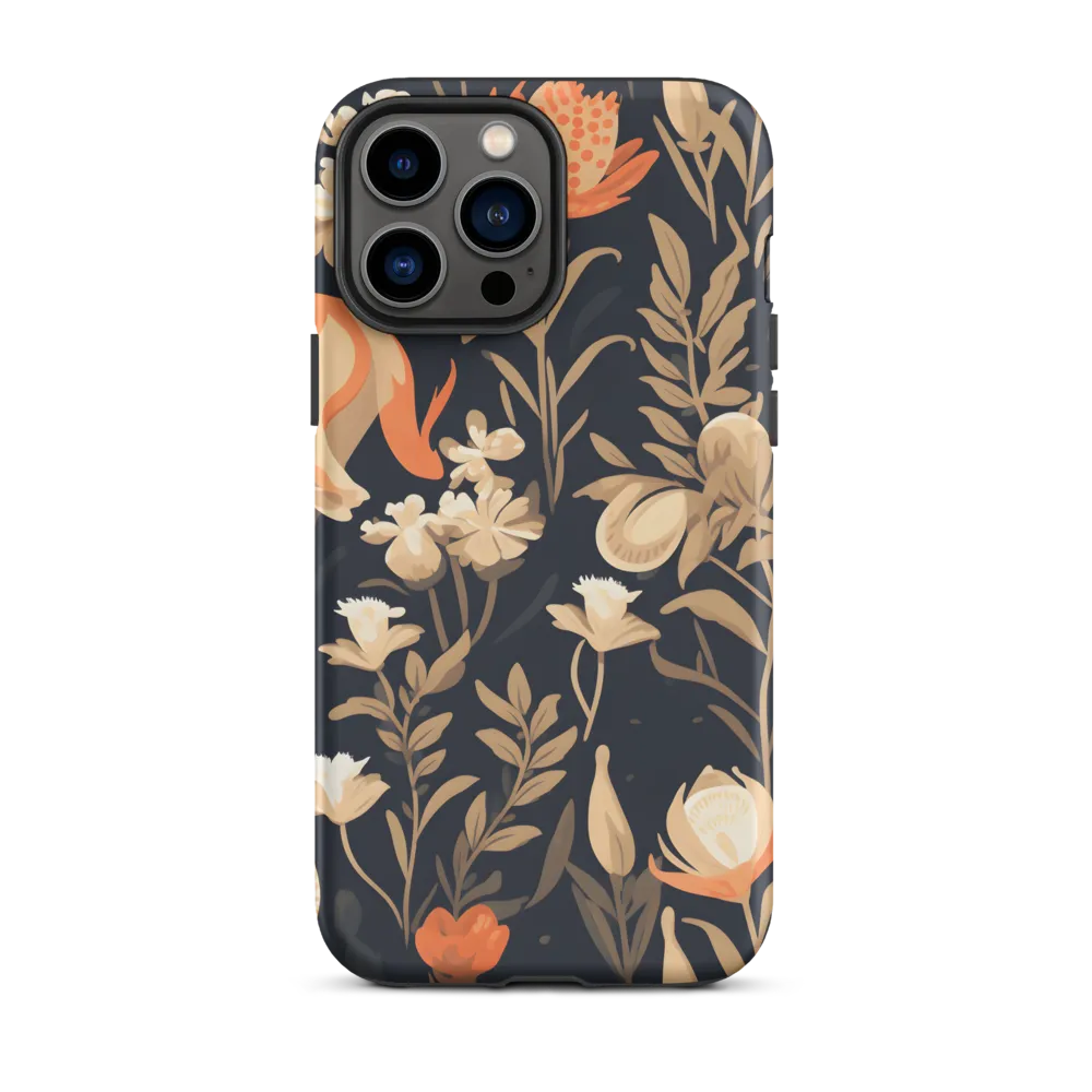 Floral Harmony: A Dance in the Dark
