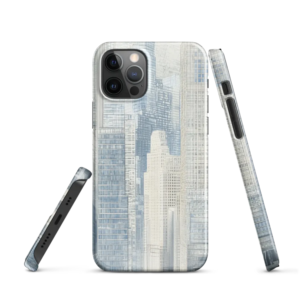 Urban Serenity: A Modern Cityscape | Phone Case |  12 Pro | Snap Case | Glossy