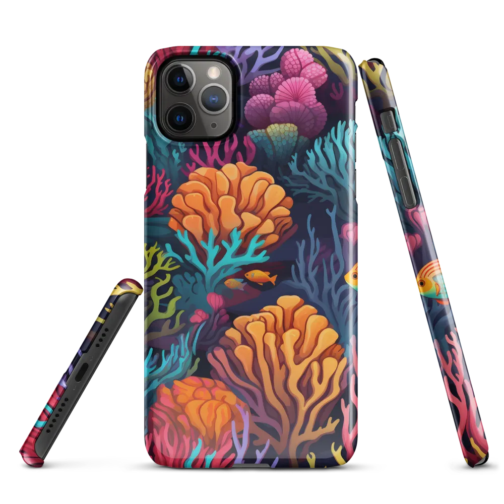 Underwater Harmony: A Coral Reef Wonderland | Phone Case |  11 Pro Max | Snap Case | Glossy