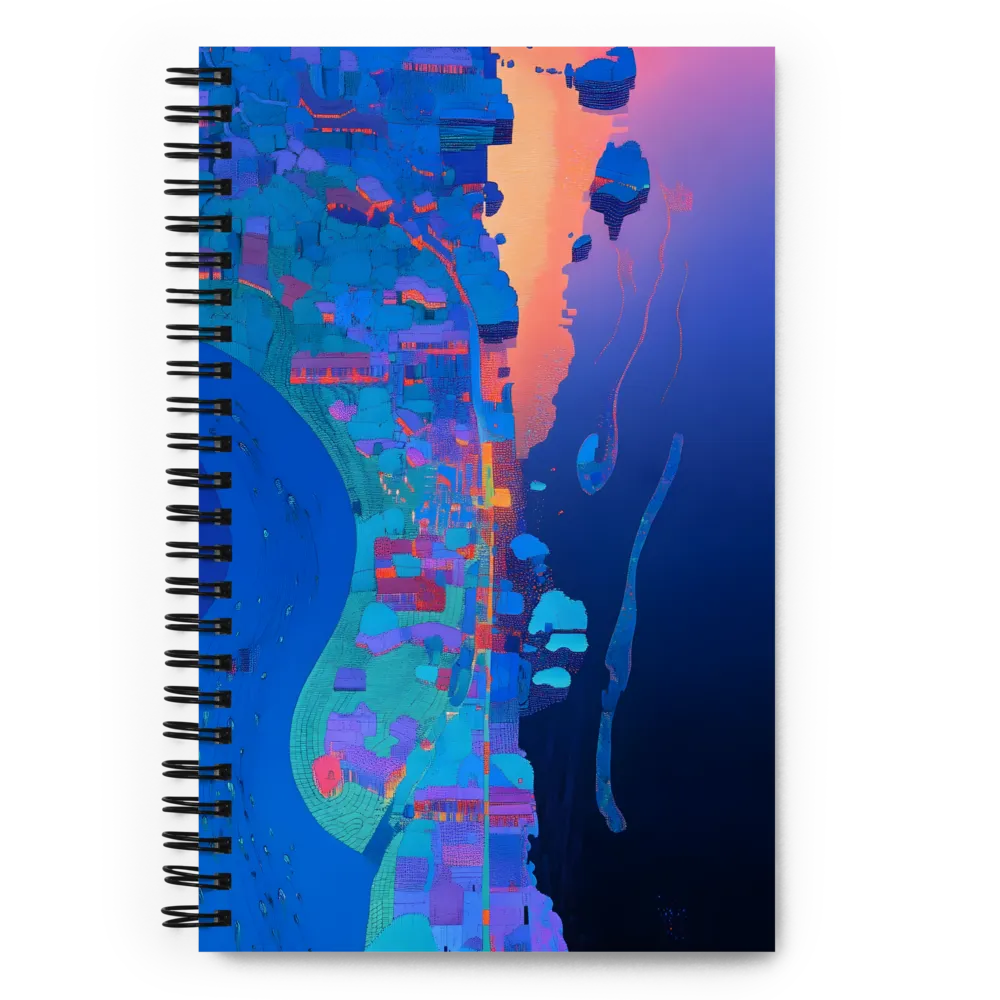 Ethereal Reflections: A Digital Dreamscape | Spiral Notebook