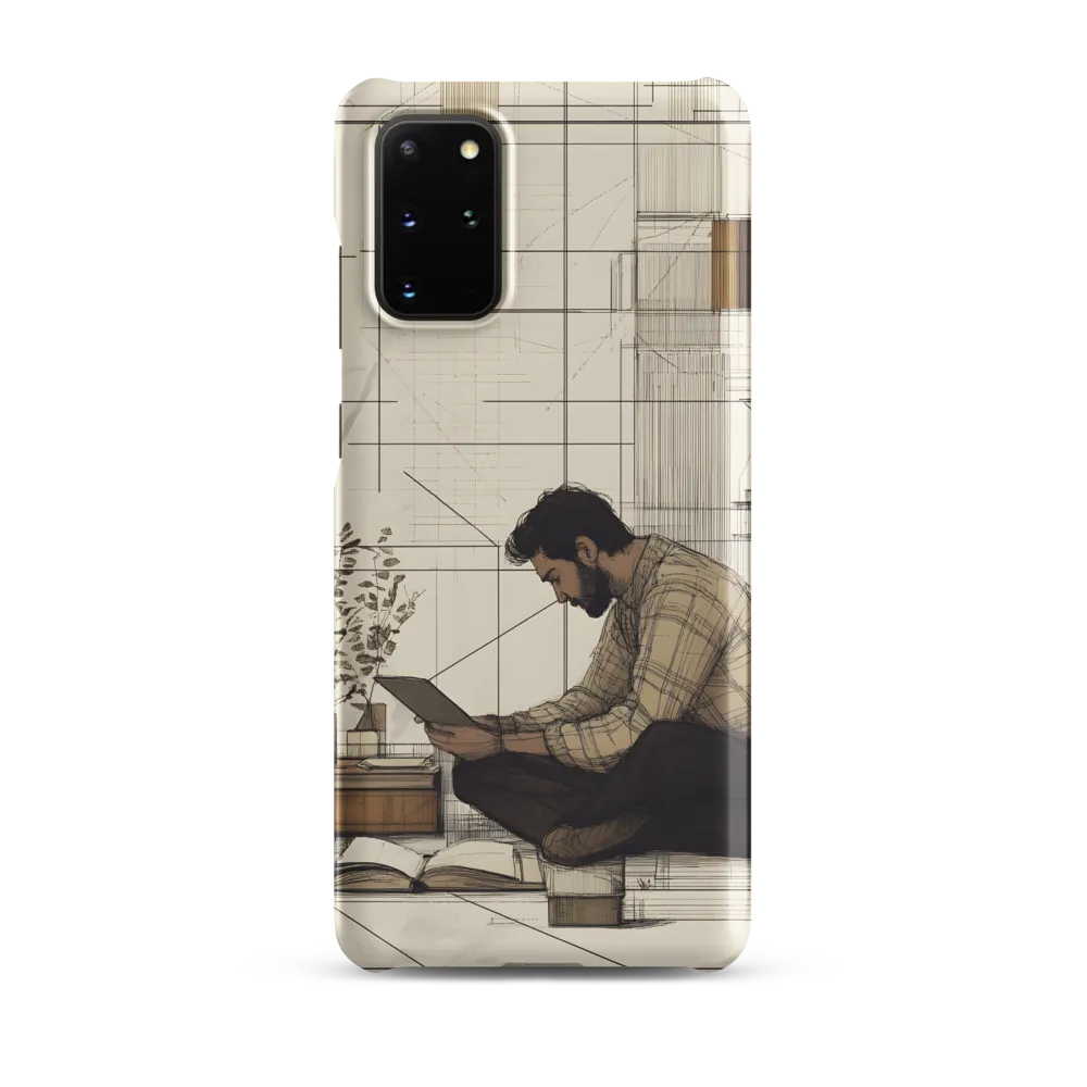 Quiet Reflections in Line | Phone Case |  S20 Plus | Snap Case | Matte