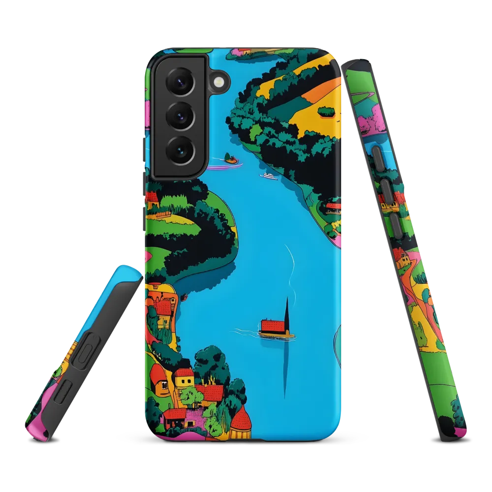 Whimsical River Landscape