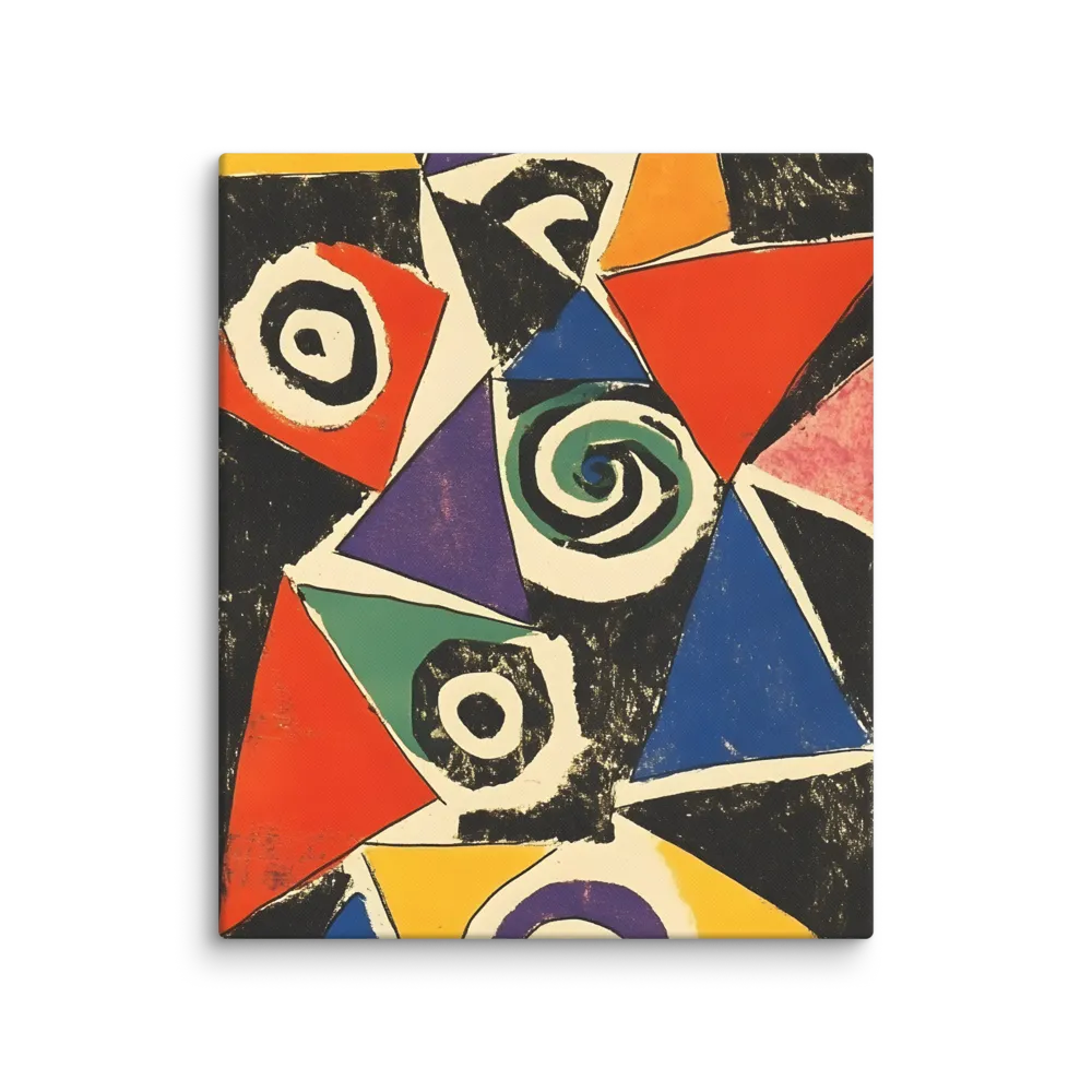 Dynamic Geometric Abstraction | Canvas | 20″×24″