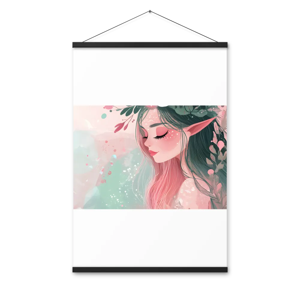 Whispers of Nature | Poster With Black Wood Hanger | 24″×36″