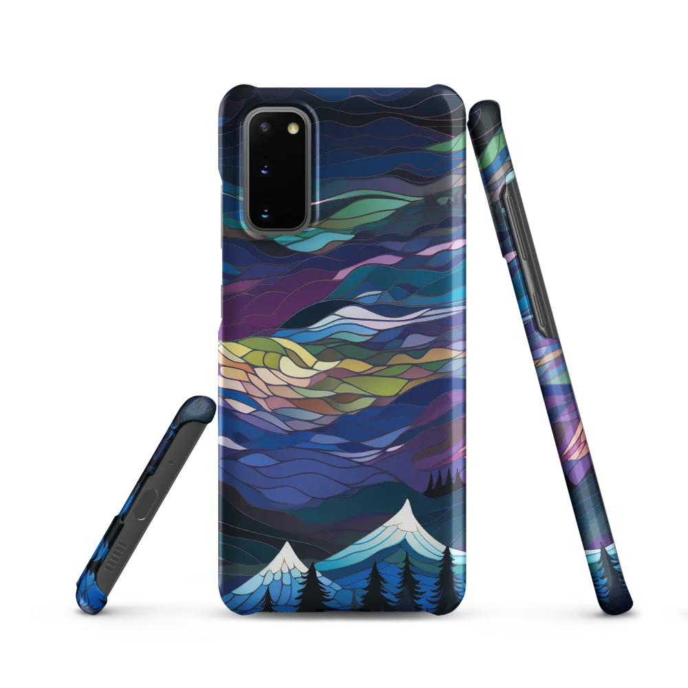 Twilight Peaks: An Abstract Mountain Landscape