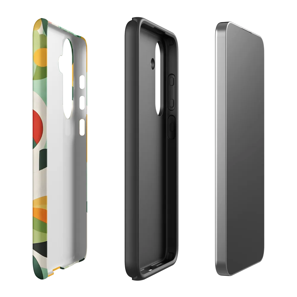 Harmony in Shapes: A Playful Abstract Design | Phone Case |  S24 Plus | Tough Case | Matte