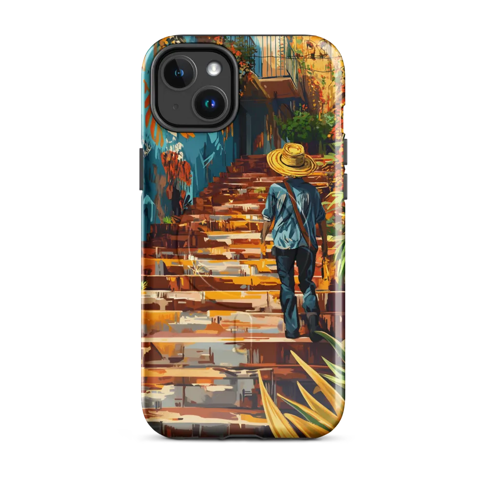 Steps to Adventure | Phone Case |  14 Plus | MagSafe® Tough Case | Glossy