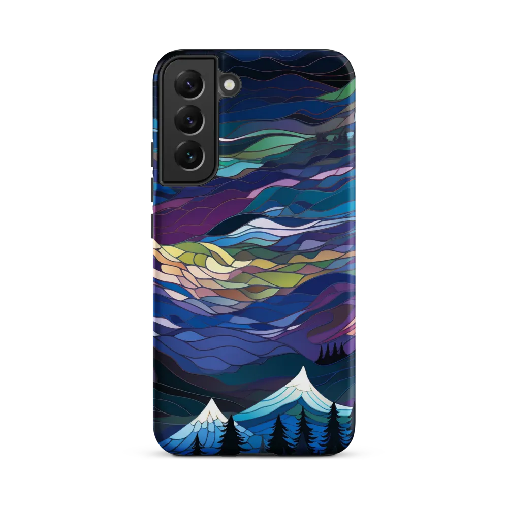 Twilight Peaks: An Abstract Mountain Landscape
