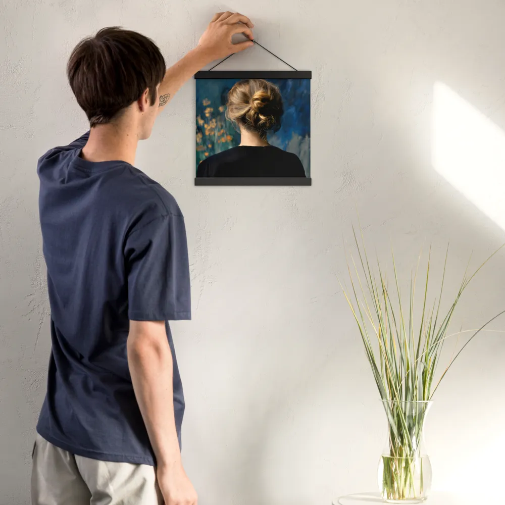 Whispers of Tranquility | Poster With Black Wood Hanger | 12″×12″