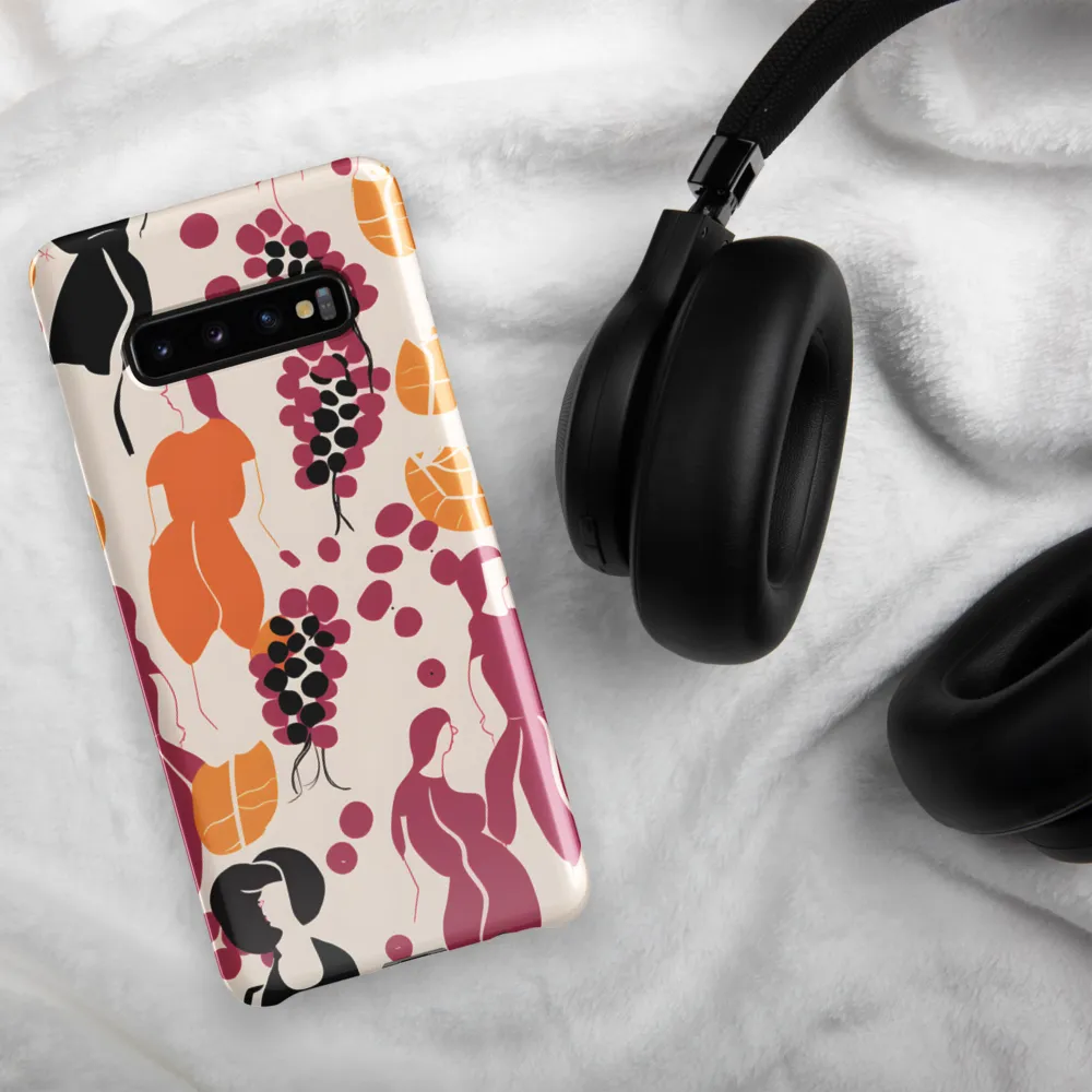 Fashion and Flora: An Abstract Dance | Phone Case |  S10 Plus | Snap Case | Glossy