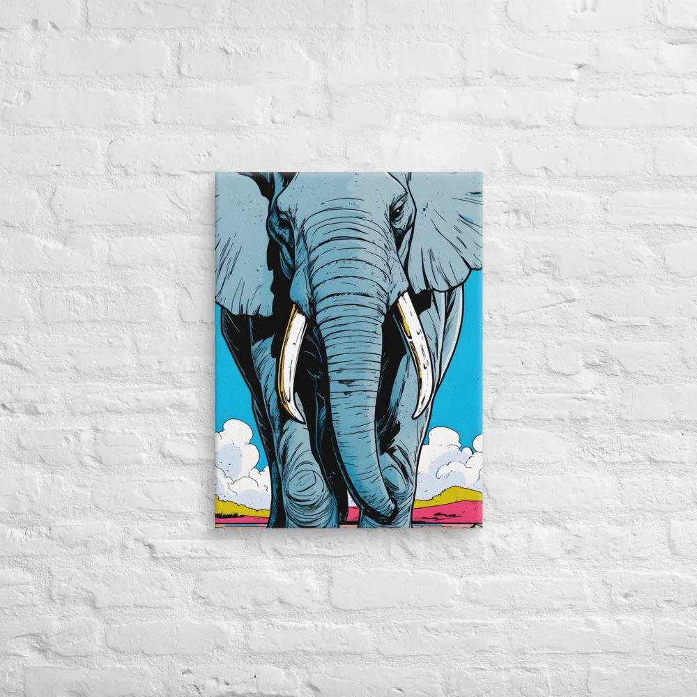 Majestic Presence: The Elephant | Canvas | 18″×24″