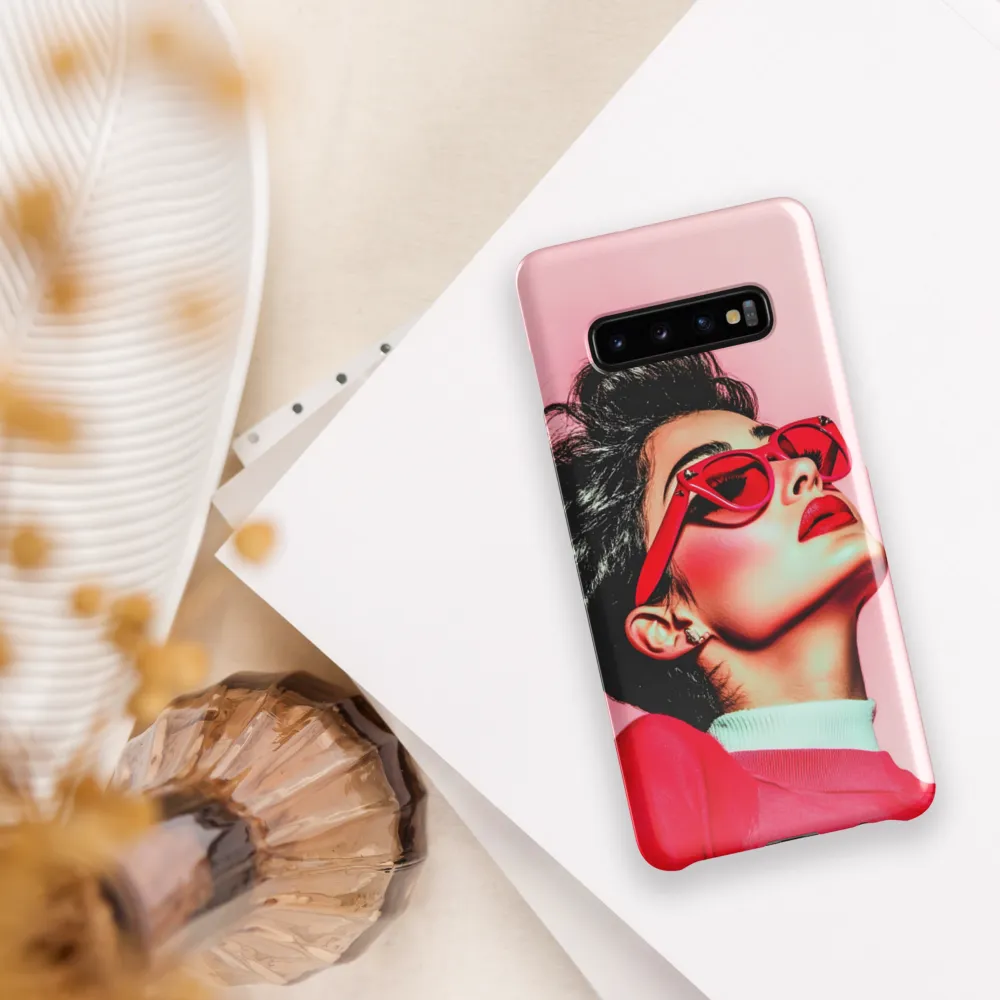 Striking Confidence in Red | Phone Case |  S10 Plus | Snap Case | Glossy