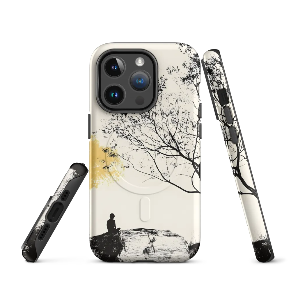 Whispers of Solitude | Phone Case |  14 Pro | MagSafe® Tough Case | Matte